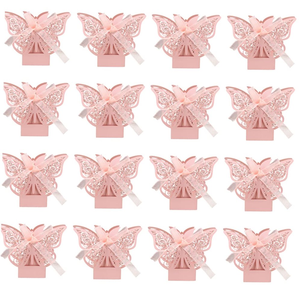 HOODANCOS 20pcs Boxes Elegant Wedding Favor Packaging for Treats Paper Material for Bridal Showers and Celebrations