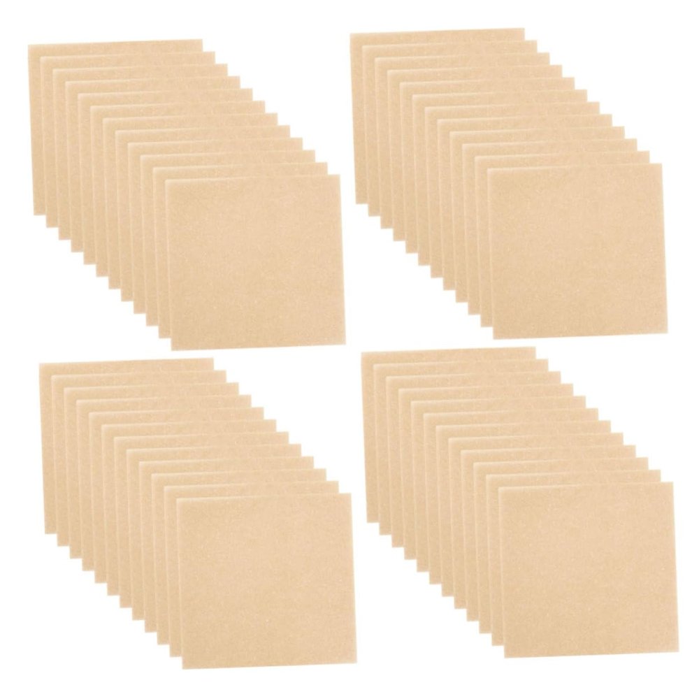 Happyyami 500pcs Non-stick Hamburger Patty Papers Food-safe Greaseproof Sheets for Easy Separation of Patties Cookies and Sandwiches for Bbqs Restaurants and Home Use