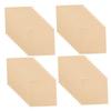 Happyyami 500pcs Non-stick Hamburger Patty Papers Food-safe Greaseproof Sheets for Easy Separation of Patties Cookies and Sandwiches for Bbqs Restaurants and Home Use view 1