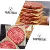 Happyyami 500pcs Non-stick Hamburger Patty Papers Food-safe Greaseproof Sheets for Easy Separation of Patties Cookies and Sandwiches for Bbqs Restaurants and Home Use view 4