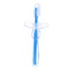 NOLITOY Silicone Baby Toothbrush 1-Pack Infant Oral Massager Soft Blue Training Brush for Babies for Teething and Oral Care view 1