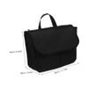 OUNONA Stroller Hanging Bag for Seniors Durable Polyester Walker Side Storage Bag Wheelchair Accessories Easy Install Pouch for Essential Items view 2