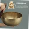 Kisangel 3pcs Singing Bowl Carrying Case Delicate Storage Bag for Singing Bowls for Meditation view 4