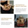 JOINPAYA 1set Meditation Singing Bowl Handcrafted Copper Bowl for Mindfulness and Relaxation view 3