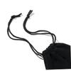 Baluue 5pcs Flannel Drawstring Bags for Hair Dryer and Lint Storage Durable Pouch Black Versatile Soft for Jewelry Makeup and More view 3