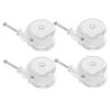 ERINGOGO 4pcs Replacement Walker Parts Stroller Wheel Caster for Swivel Caster Wheels view 1