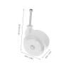 ERINGOGO 4pcs Replacement Walker Parts Stroller Wheel Caster for Swivel Caster Wheels view 2