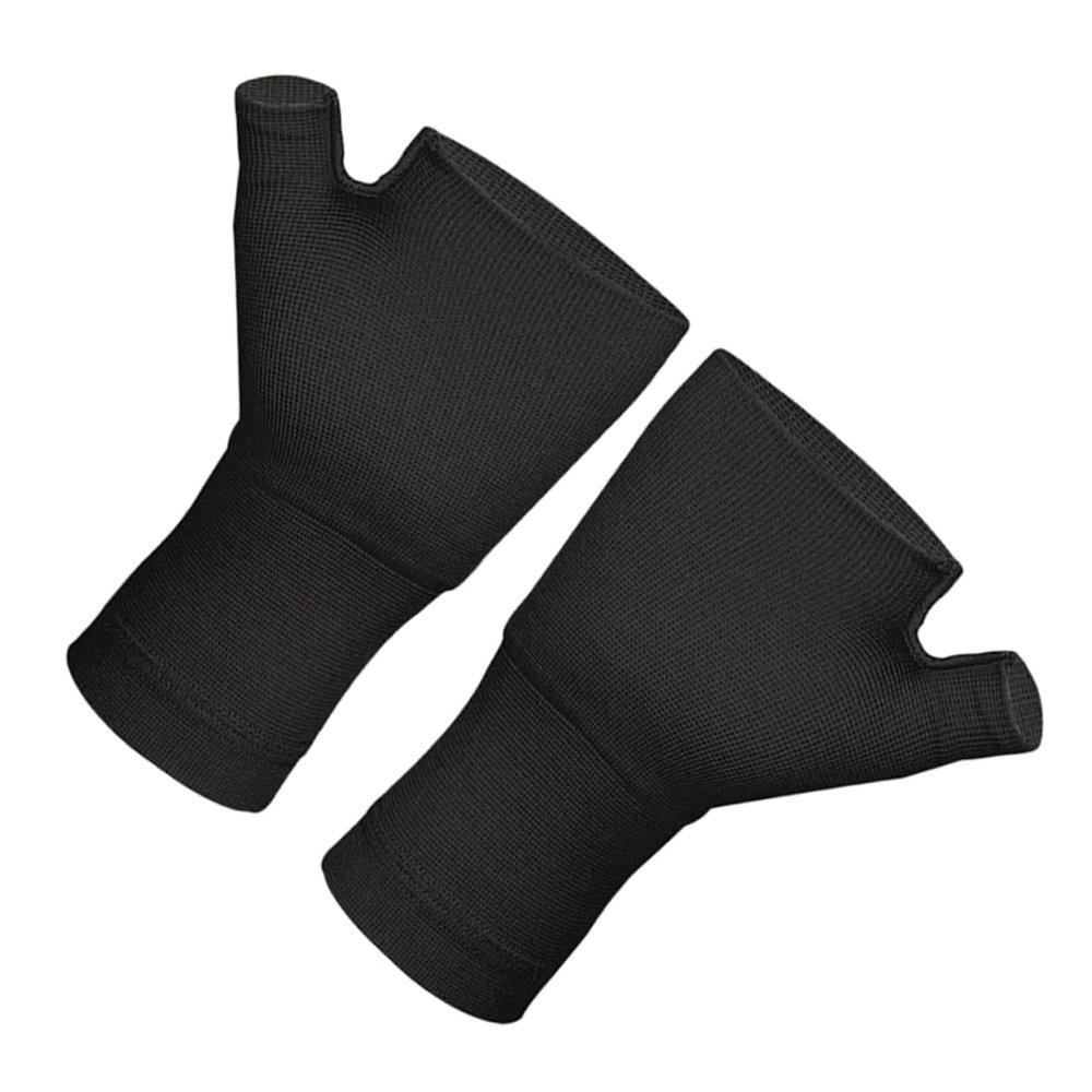 MUCKLILY Black Biker Gloves Wrist Thumb Support for Cycling Hiking and Climbing