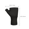 MUCKLILY Black Biker Gloves Wrist Thumb Support for Cycling Hiking and Climbing view 2