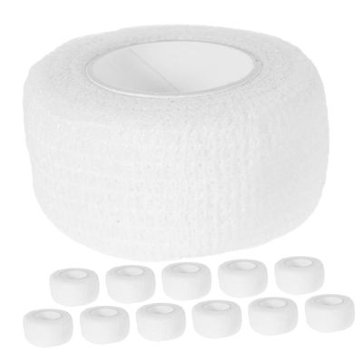 POPETPOP 12rolls Self-Adhesive Bandage Wrap High Elasticity Injury Tape for Fingers Easy to Use Finger Bandage Snug Fit for Sports and Daily Protection