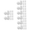 Beaupretty 40pcs Portable Empty Medicine Storage Bottles with Screw Caps Pe Pill Containers for Daily Use and Travel Organization view 1