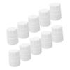 Beaupretty 40pcs Portable Empty Medicine Storage Bottles with Screw Caps Pe Pill Containers for Daily Use and Travel Organization view 3