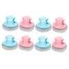 NOLITOY 8pcs Stainless Steel Wire Ball Brush Handle Cleaning Brush for Kitchen Random Color view 1