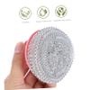 NOLITOY 8pcs Stainless Steel Wire Ball Brush Handle Cleaning Brush for Kitchen Random Color view 4