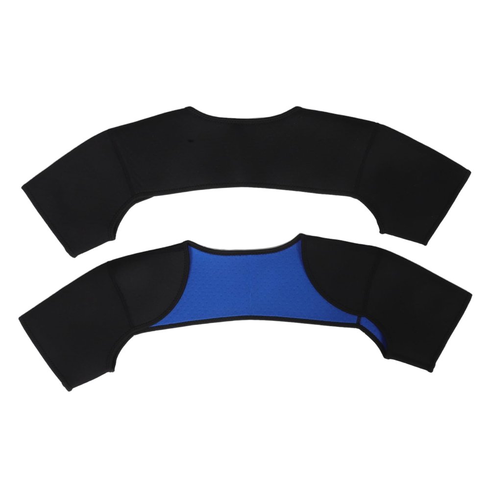 BESPORTBLE 2pcs Double Shoulder Compression Pads Breathable Sports Shoulder Braces for Men Women Sleep Wrestling Comfortable Supportive