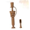 Beaupretty Cartoon Bear Silicone Toothbrush for Boy Girl Training Brush Bristles Toothbrush Oral Care Learning Toys Random Color view 4