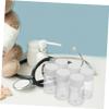HAPINARY 6pcs Portable Plastic Medicine Bottle Large Pill Bottle Lids Caps for Travel Storage view 2
