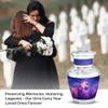 Butterfly Moon Keepsake Urn, Mini Urn for Ashes Adult Female, Memorial Keepsake Urns for Women, Funeral Cremation Urns for Ashes (Size, 3 Inch, Set of 4) view 3