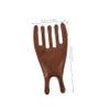 Healeved Wooden Sandalwood Five Prong Scalp Massage Comb for Face Acupoints view 2