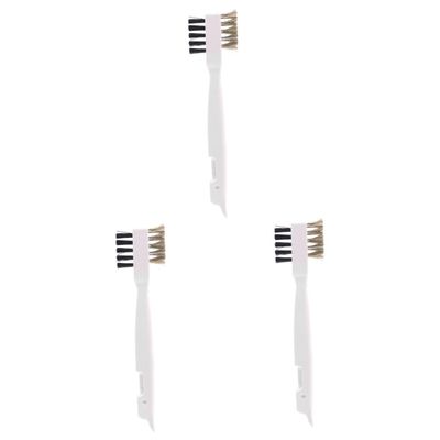 Beaupretty 3pcs Cookware Scrub Brush Gas Stove Cleaning Brush Pot Pan Bottom Crevice Cleaner