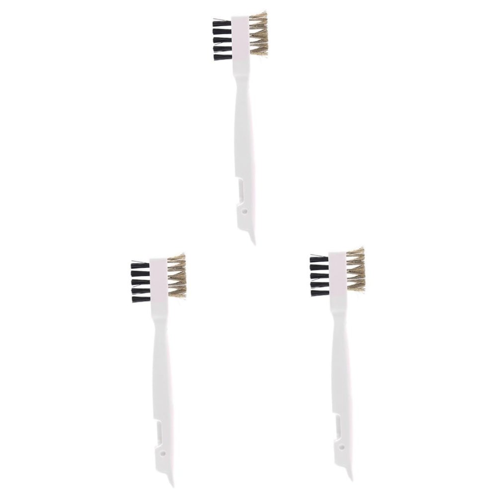 Beaupretty 3pcs Cookware Scrub Brush Gas Stove Cleaning Brush Pot Pan Bottom Crevice Cleaner