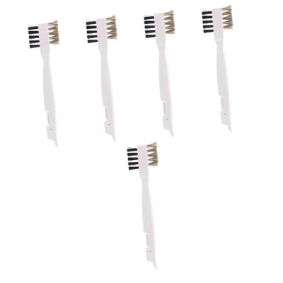 Beaupretty 5pcs Gas Stove Scrub Brush Ergonomic Cooktop Cleaning Tool for Grease Grime Removal Wire Brush for Seam Groove Cleaning Essential Kitchen Cleaner for Pots Pans