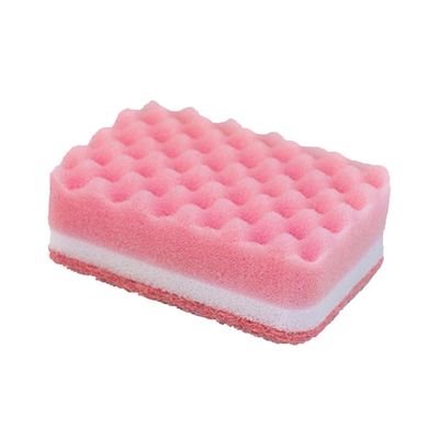 HOODANCOS 10pcs Reusable Cleaning Sponges Special Rippled Surface Dish Brush Non-Scratch Eraser Sponge Dish for for Kitchen Car Cleaning Random Color