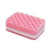 HOODANCOS 10pcs Reusable Cleaning Sponges Special Rippled Surface Dish Brush Non-Scratch Eraser Sponge Dish for for Kitchen Car Cleaning Random Color view 1