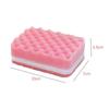 HOODANCOS 10pcs Reusable Cleaning Sponges Special Rippled Surface Dish Brush Non-Scratch Eraser Sponge Dish for for Kitchen Car Cleaning Random Color view 2