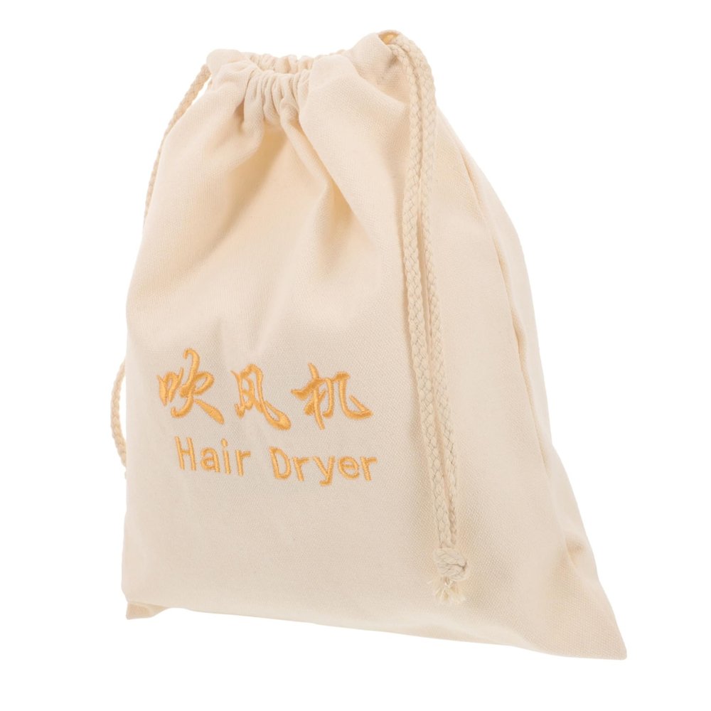 PACKOVE Hair Dryer Bag Travel Storage for Hair Tools Drawstring Towel Bag Portable Stylish for Men Women