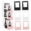 NOLITOY 15pcs Paper Flower Basket with Handle Floral Packing Boxes for Bouquets Kraft Paper Floral Container for Weddings Parties and Home Decor view 1