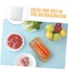 YOSADIER 100pcs Elastic Disposable Food Covers for Bowls Fresh Keeping Bags for Leftovers for Kitchen Use Prevents Dust and Maintains Freshness view 3