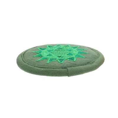 Milisten Exquisite Embroidered Teapot Pillow Sound Bowl Pad Religious Decor Yoga Mat