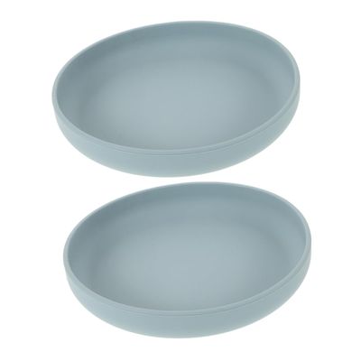 OUNONA 2pcs Elderly Spill Dinner Plates Suction Base Plate Lid for Seniors Dishwasher Safe