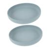 OUNONA 2pcs Elderly Spill Dinner Plates Suction Base Plate Lid for Seniors Dishwasher Safe view 1