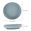 OUNONA 2pcs Elderly Spill Dinner Plates Suction Base Plate Lid for Seniors Dishwasher Safe view 2