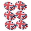 LRXIYODE 16-Piece Union Jack Disposable Plates Set for UK Themed Parties 8.84 Inch British Flag Paper Plates for Birthdays and Celebrations view 1