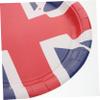 LRXIYODE 16-Piece Union Jack Disposable Plates Set for UK Themed Parties 8.84 Inch British Flag Paper Plates for Birthdays and Celebrations view 3