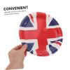 LRXIYODE 16-Piece Union Jack Disposable Plates Set for UK Themed Parties 8.84 Inch British Flag Paper Plates for Birthdays and Celebrations view 4