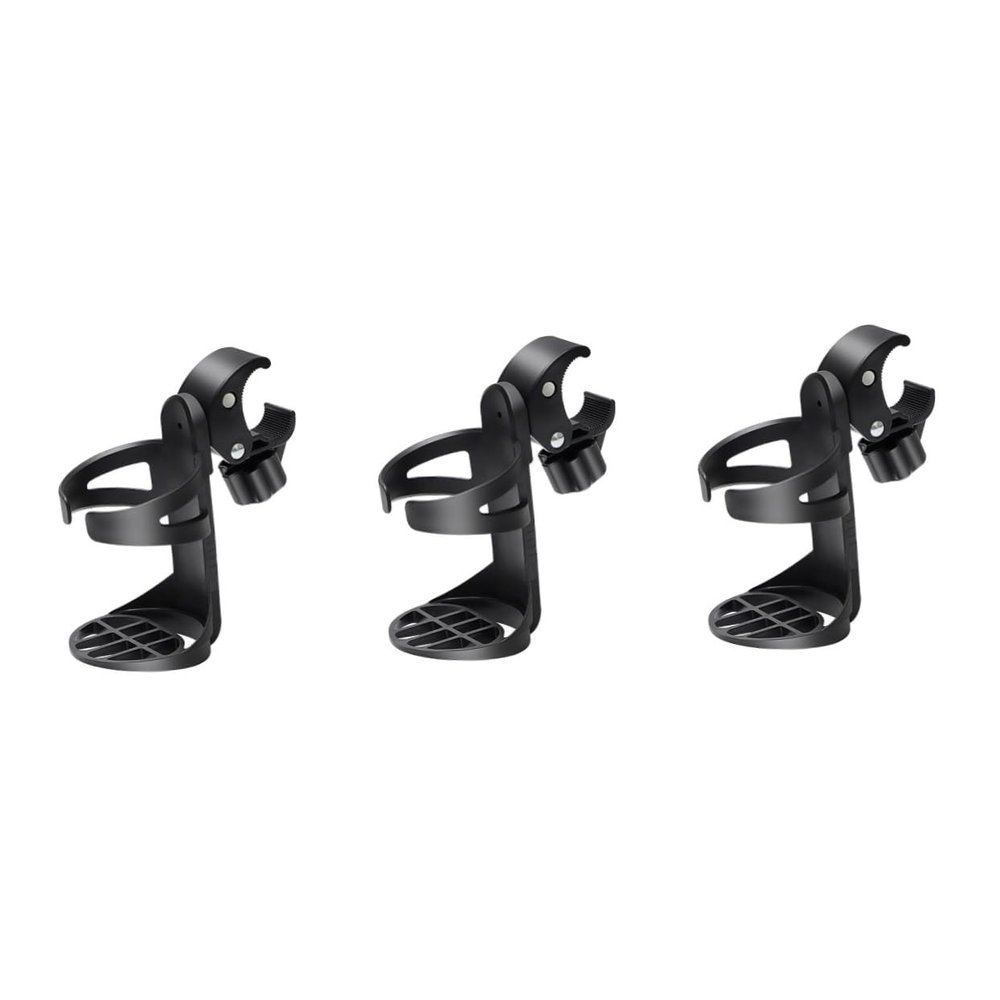 Beaupretty 3pcs Stroller Cup Holder Attachment for Wheelchair Bike Travel Detachable Milk Bottle Rack