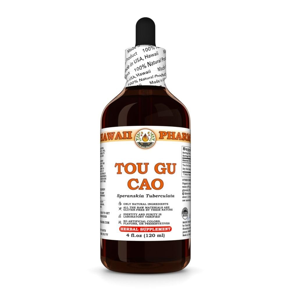 TOU Gu Cao (Speranskia Tuberculata) Dry Herb Tincture, All Natural, Vegan, Pure Liquid Extract - 4 fl.oz