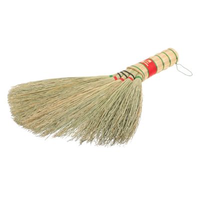 Beaupretty Handheld Bed Broom Small Brush for Desktop Cleaning Handmade Woven Broom for Car Brush and Household Use