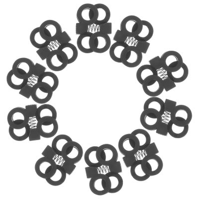10pcs Shoelace Buckles Locks for Boots Sneakers Fastener Shoelace Retainer Clips