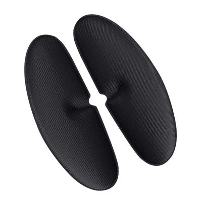 SAFIGLE 1pair Comfortable Heel Cushion Pads for High Heels Stylish Half Foot Pads for Blister Prevention and Enhanced Grip Black