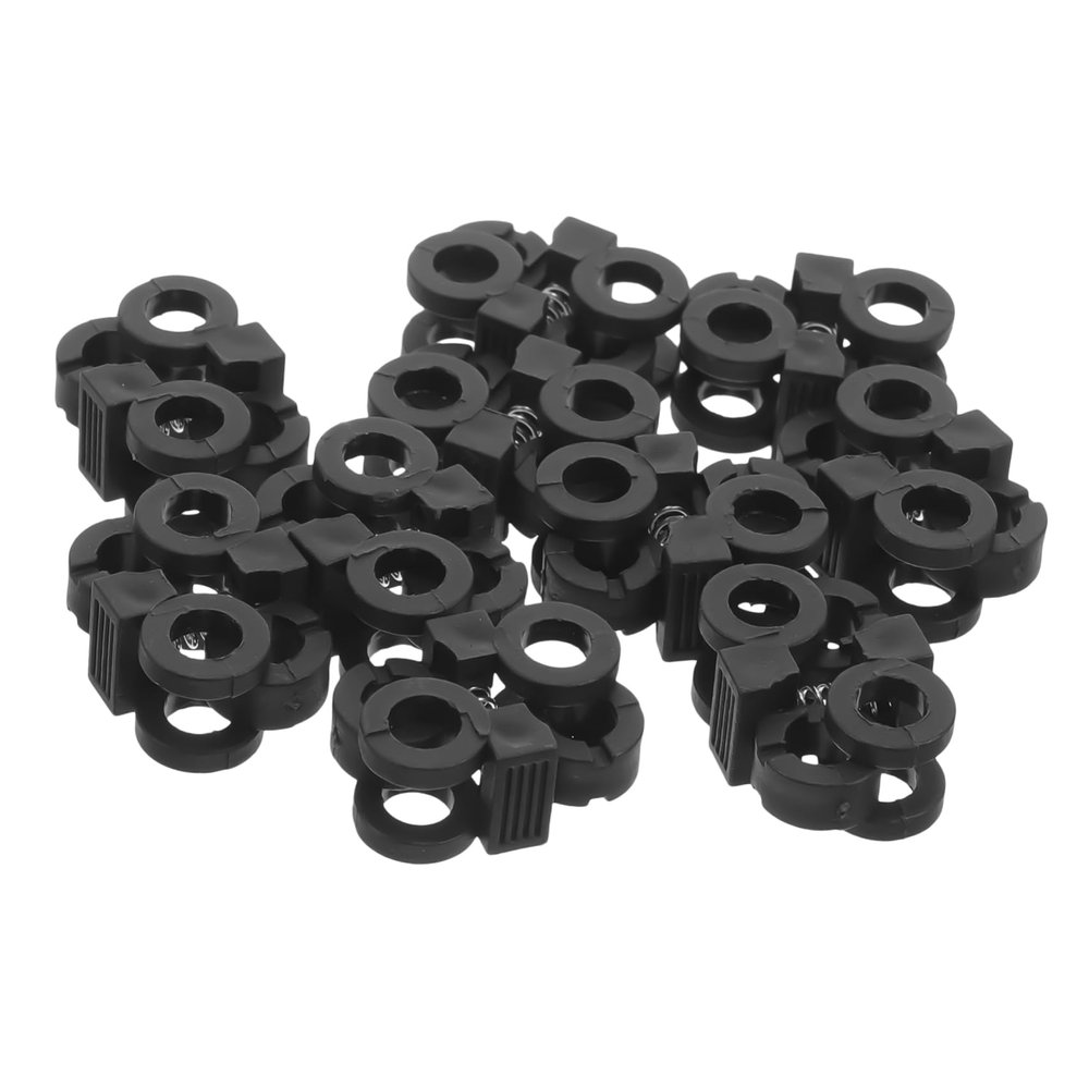 Homoyoyo 10pcs Shoe Strings Shoelace Buckles Locking Clips for Shoelaces and Easy to Fasten