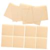 OHPHCALL 100pcs Food Basket Paper Liners Hot Dog Wrappers Hot Dog Wrapper Sleeves Baking Bakery Snack Unbleached Baking Liners Hotdog Sleeves Sandwich Wraps Food Service Film Paper Khaki view 1