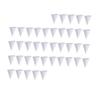 PACKOVE 6oz White Conical Paper Cup Thicken Paper Cups for Drinks Large Small Cone Disposable Cutlery view 1