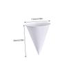 PACKOVE 6oz White Conical Paper Cup Thicken Paper Cups for Drinks Large Small Cone Disposable Cutlery view 2