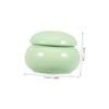 LIOOBO Small Pet Ashes Urn Ceramic Keepsake Pot for Dog Cat Urn for Ashes Funeral Memorial view 2