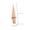 Cabilock 3pcs Cute Ice Making Molds Ice Cream Cone Molds Cone Rollers Egg Diy Baking Dessert view 2